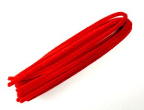 Modelovací drátky - průměr 8 mm, délka 50 cm, 10 ks - barva červená