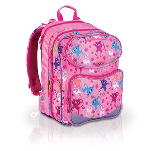 Školní batoh CHI 166 H - Pink