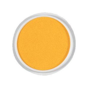 Kruhový polštářek - žlutá barva