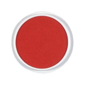 Kruhový polštářek - červená barva