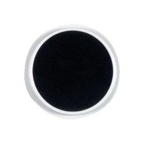 Kruhový polštářek - černá barva