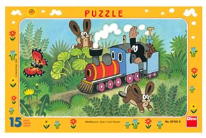Puzzle Krtek a lokomotiva