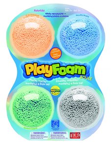 PlayFoam Boule 4-pack - oranžová, modrá, zelená, šedá
