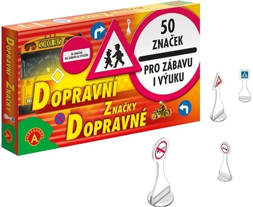 Dopravní značky (50 kusů)