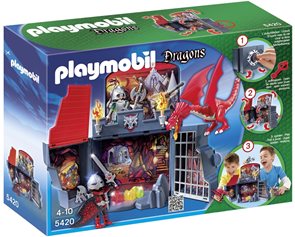 Zav&#237;rac&#237; box Drač&#237; doupě - Playmobil