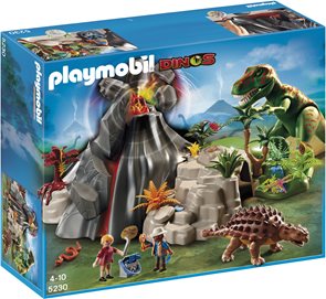 Sopka s Tyranosaurem - Playmobil - novinka 2013