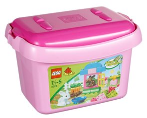 LEGO DUPLO 4623 - Růžový box s kostkami -DUPLO Kostičky