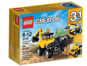 LEGO Creator 31041 Vozidla na stavbě, věk 6-12, novinka 2016
