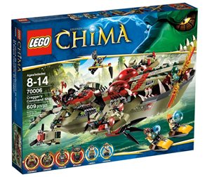 LEGO CHIMA 70006 Craggerův krokod&#253;l&#237; člun
