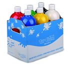 Prstové barvy TOY COLOR - sada 6 × 1000 ml