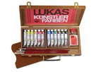 Sada olejových barev LUKAS Studio - v dřevěném kufříku
