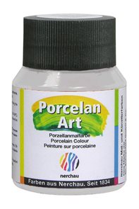 Barva na porcelán - 20 ml - bílá