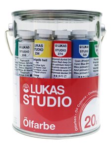 Olejové barvy LUKAS Studio - 20 x 20 ml