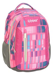 Školní batoh 2v1 EXPLORE - Girl Piccaso - růžový