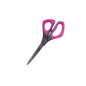 Nůžky Scissor- pogumované - 18 cm - růžové