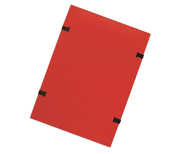 Levně CAESAR OFFICE Spisové desky s tkanicí A4 RainbowLine prešpán - červené