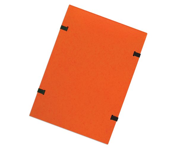 Levně CAESAR OFFICE Spisové desky s tkanicí A4 RainbowLine prešpán - oranžové