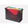 Box na závěsné desky, 5 barevných desek A4, PS, černý