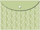 Desky s drukem na dokumenty A6 PVC - Leaves