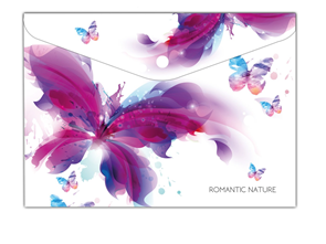 Karton PP Desky s drukem A4 - Romantic Nature Motýl