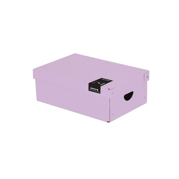 Levně Krabice lamino 35,5 × 24 × 9 cm PASTELINI - fialová