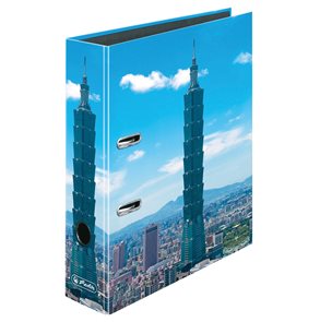 Herlitz Pořadač pákový A4/8 cm lamino - Taipei 101