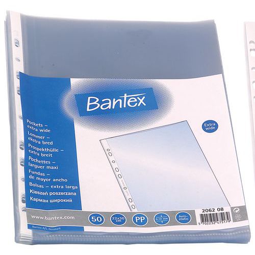 Levně Bantex Zakládací obal A4 "U Maxi" matný 100 mic - 50 ks