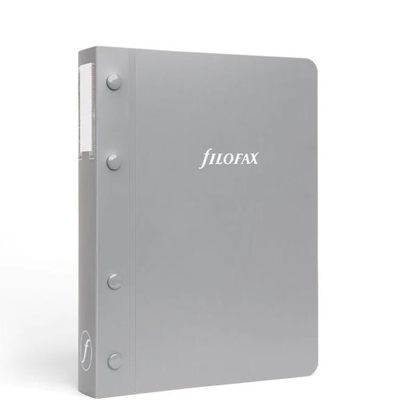Levně Archivační pořadač Filofax Notebook A5 - šedý