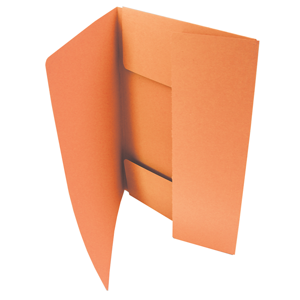 Levně HIT Odkládací mapa A4 tříklopá Classic - oranžová