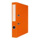 Pákový pořadač Basic A4 5 cm, PP, kovová lišta - oranžový