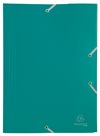 Exacompta Spisové desky s gumičkou A4 maxi, PP - zelené