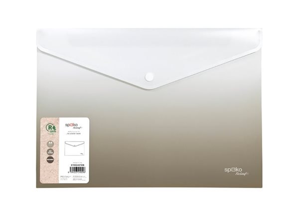 Desky s drukem Spoko ReLeaf A4 PP 1 ks Gradient - šedé