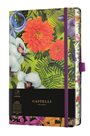 Castelli Zápisník linkovaný, 13 × 21 cm, Eden Orchid