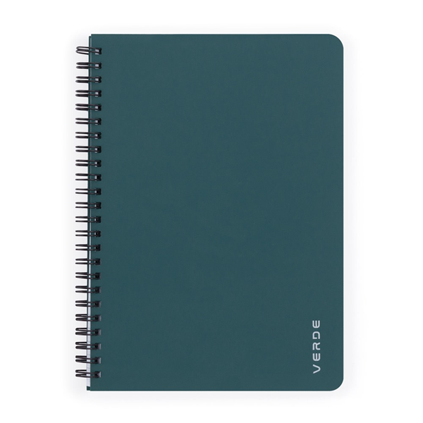 Kroužkový blok A5 PP VERDE - zelená