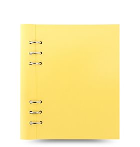 Filofax Clipbook Pastel kroužkový poznámkový blok A5 - pastelově žlutá