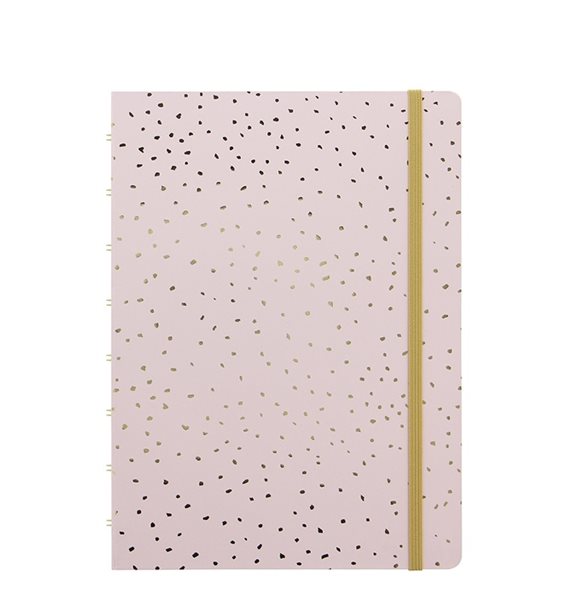 Filofax Notebook Confetti Rose Quartz poznámkový blok A5