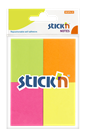Samolepicí bločky Stick'n 38 × 51 mm, 4 × 50 lístků, neonové barvy