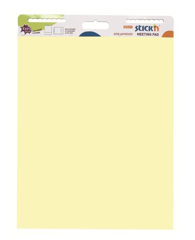 Samolepicí flipchart Stick'n 762 × 635 mm, 30 listů, žlutý