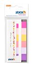 Papírové samolepicí záložky Stick'n 45 × 15 mm, 6 × 30 lístků, jarní barvy
