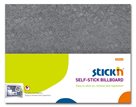Samolepicí nástěnka Stick'n 460 × 580 mm, šedá