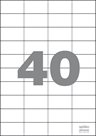 Spoko Samolepicí etikety A4 100 listů - 52,5 × 29,7 mm