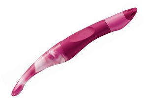 STABILO EASYoriginal marbled L Roller pro leváky - růžová/mramor