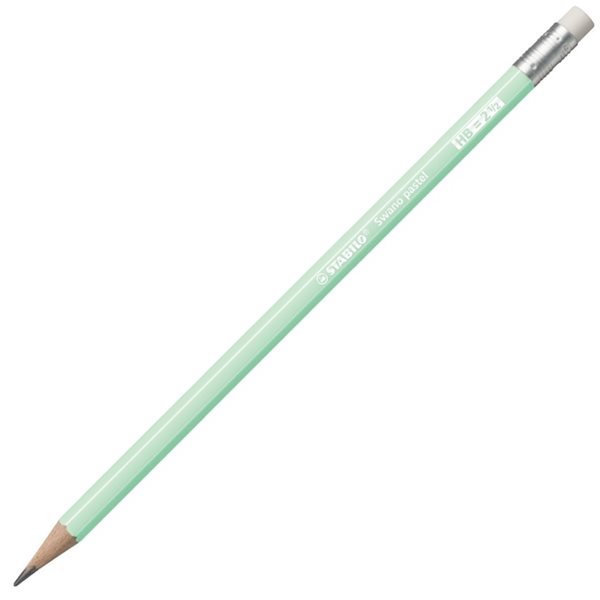 STABILO Swano Pastel Grafitová tužka s pryží HB - zelená