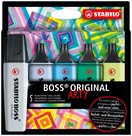 STABILO BOSS ORIGINAL Zvýrazňovač ARTY - sada 5 barev, studené odstíny