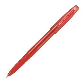 Pilot Super Grip-G Kuličkové pero s víčkem - červené