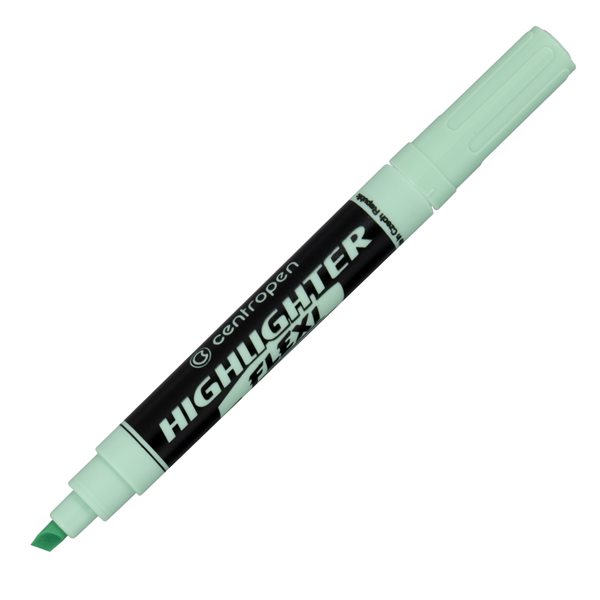 Levně Centropen Zvýrazňovač HIGHLIGHTER FLEXI 8542 - pastelová zelená