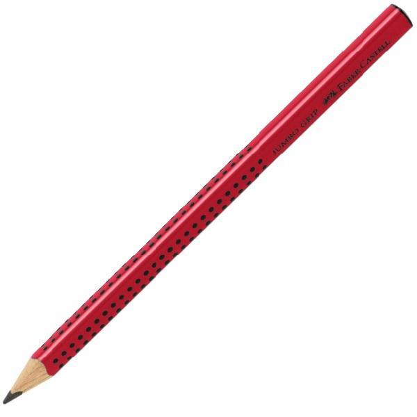 Levně Grafitová tužka Faber-Castell Grip 2001 Jumbo B - červená
