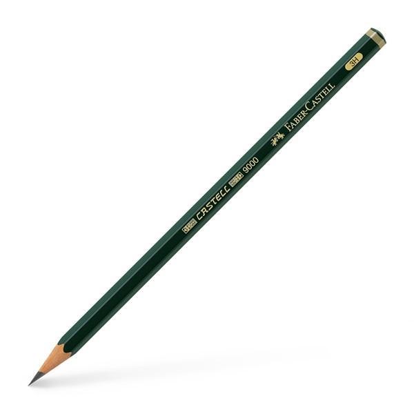 Levně Grafitová tužka Faber-Castell 9000 3H
