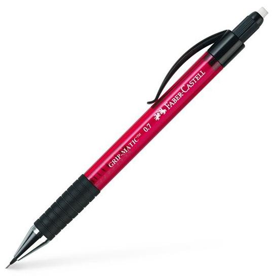 Levně Mechanická tužka Faber-Castell GRIP-MATIC 1377 0,7 mm - červená