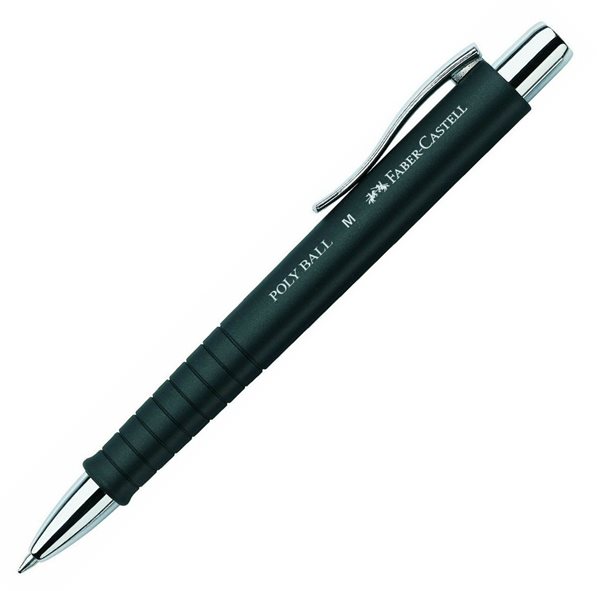 Levně Kuličkové pero Faber-Castell POLY BALL M, černá